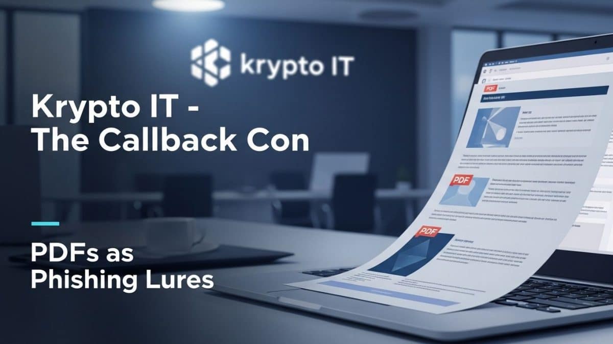 PDFs as Phishing Lures: The Callback Con 6
