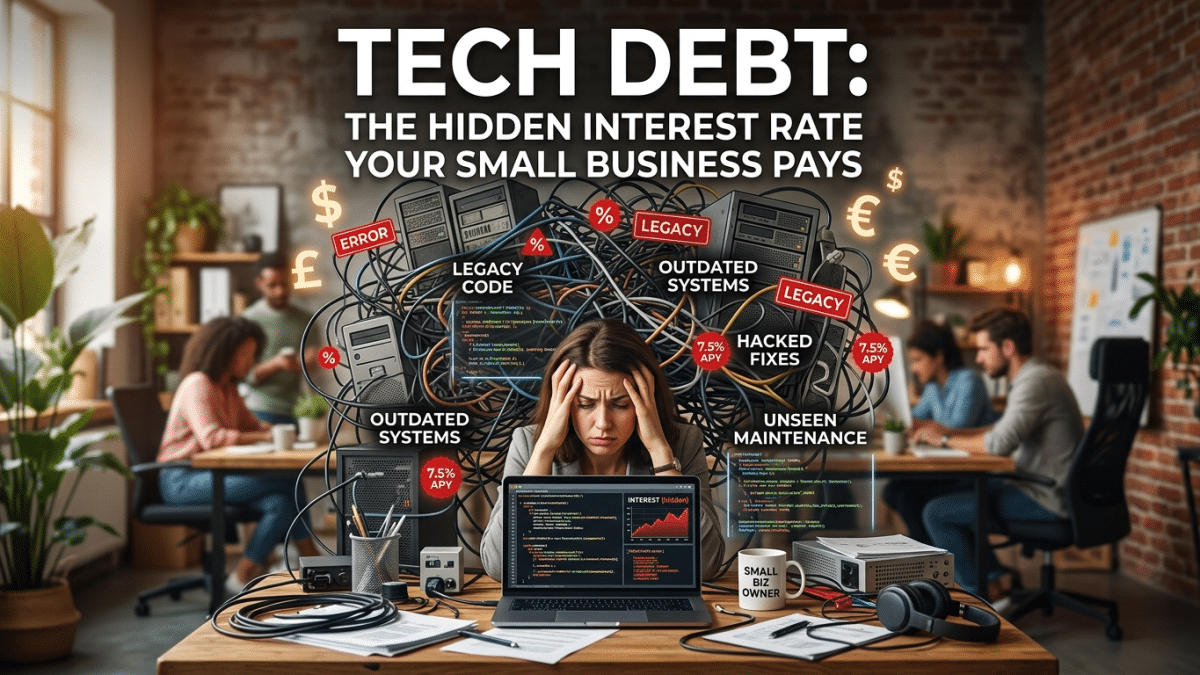 Tech Debt: The Hidden Interest Rate Your Small Business Pays 6