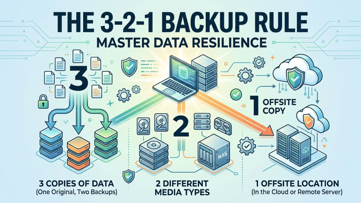 The 3-2-1 Backup Rule: Master Data Resilience 6